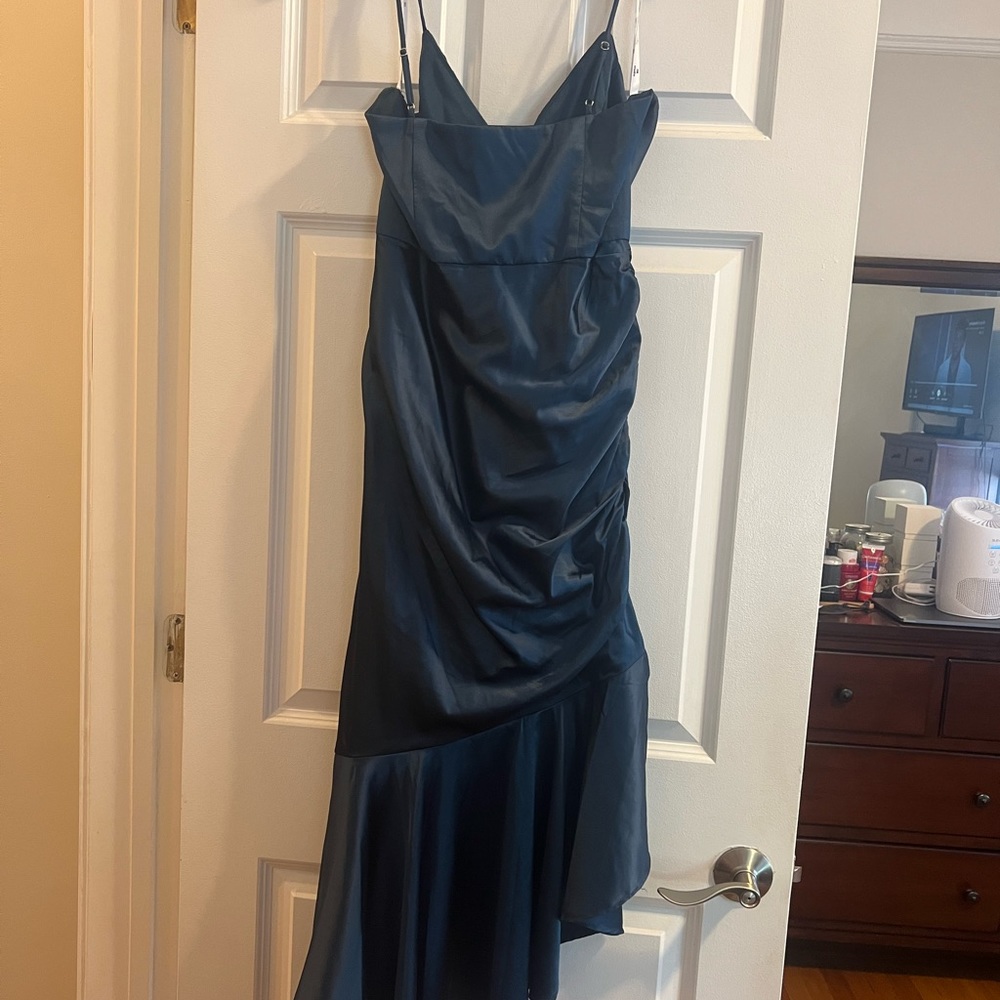David’s Bridal Asymmetrical Dress - Picture 2 of 4